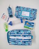 Asthma - Boxy Zip Case in ventolin prints with label window